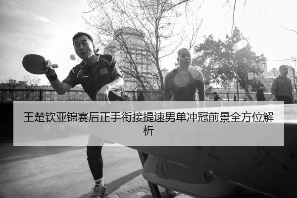 王楚钦亚锦赛后正手衔接提速男单冲冠前景全方位解析